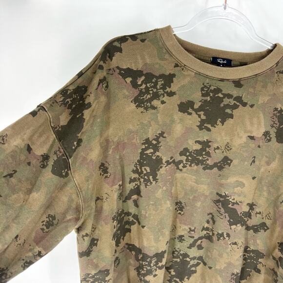 Rails Reeves Camo Pullover Crewneck Sweatshirt Size Small - Picture 5 of 13